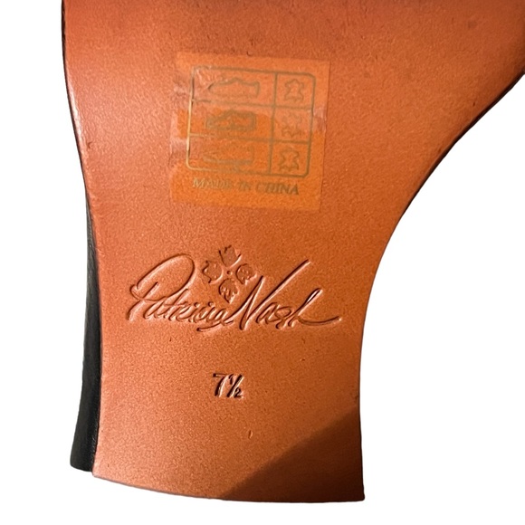 PATRICIA NASH ALMOND TOE BLOCK HEEL Women’s Shoes Size 7 1/2 Leather EUC - Picture 9 of 10